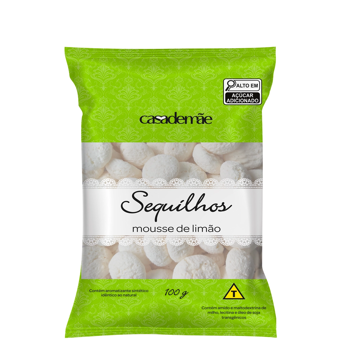 Sequilho Casa De Mae Mousse Limao 100g