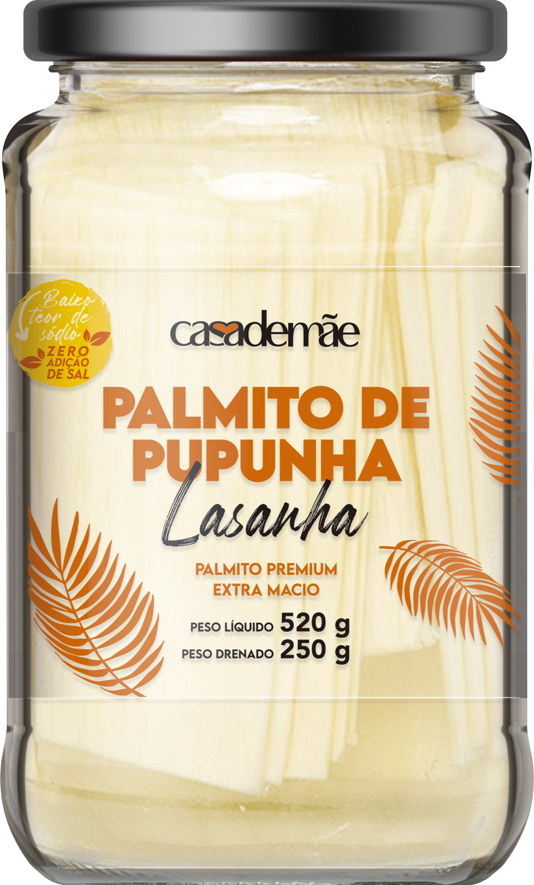 Lasanha De Palmito Pupunha Casa De Mae 250g