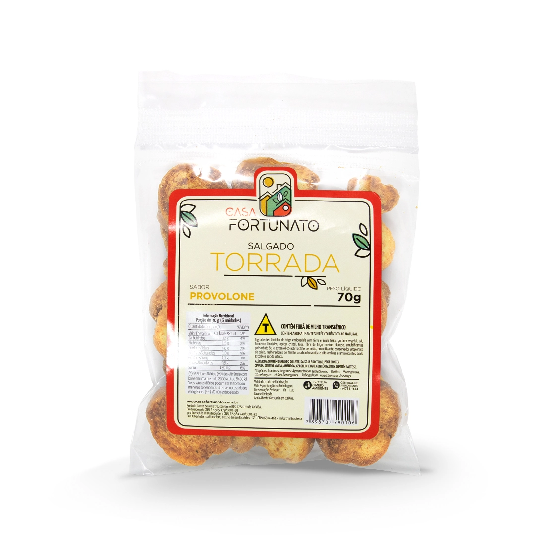 Torrada Casa Fortunato Provolone 70g