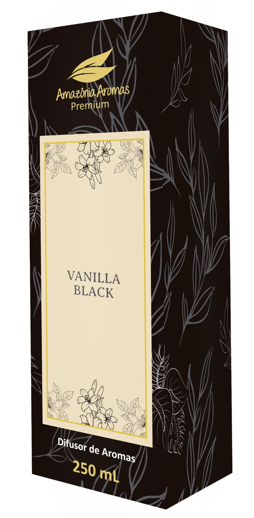 Difusor Aroma Premium Vanilla Black 250ml 372 Amazonia
