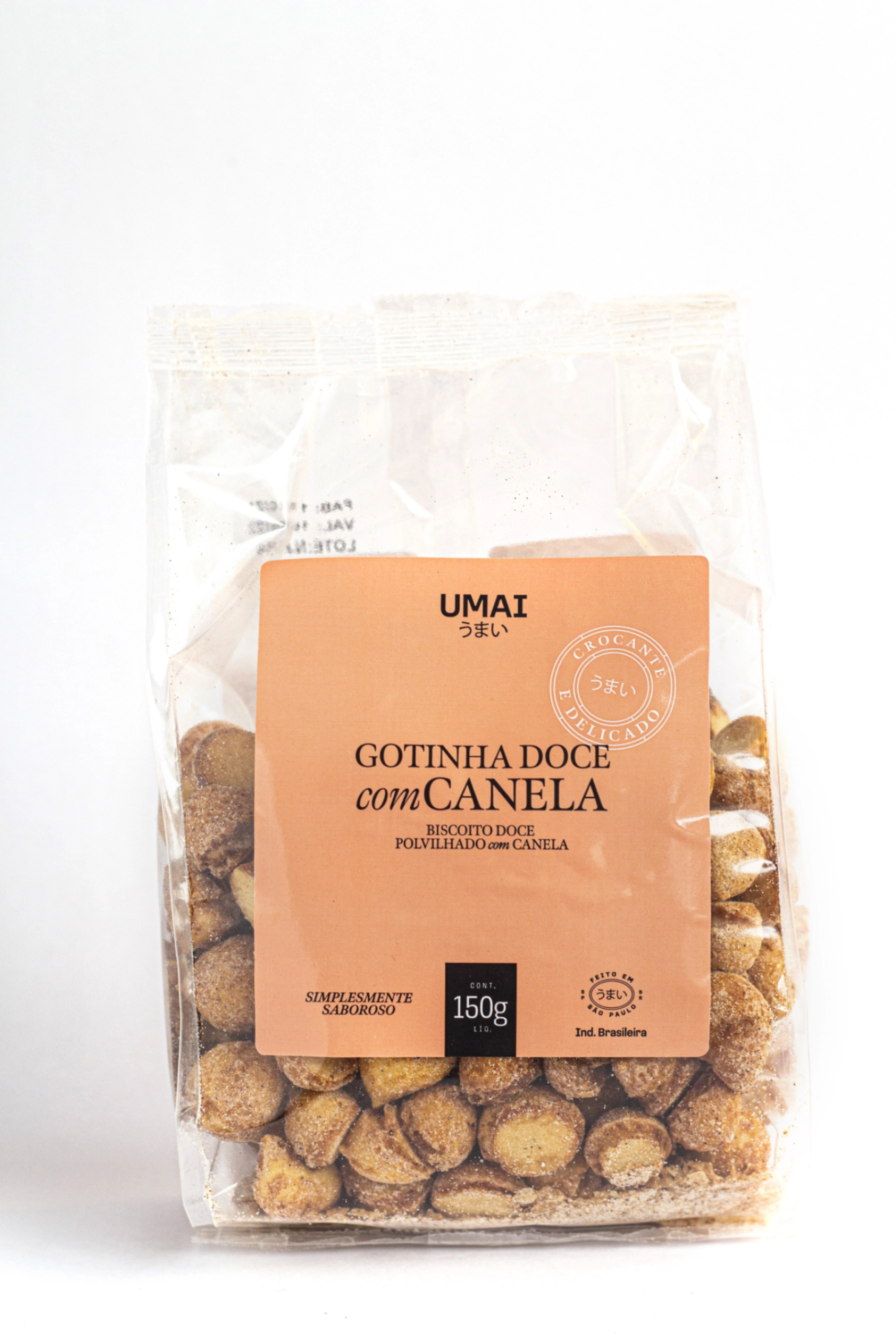 Bisc Umai Gotinha Doce C/canela 150g