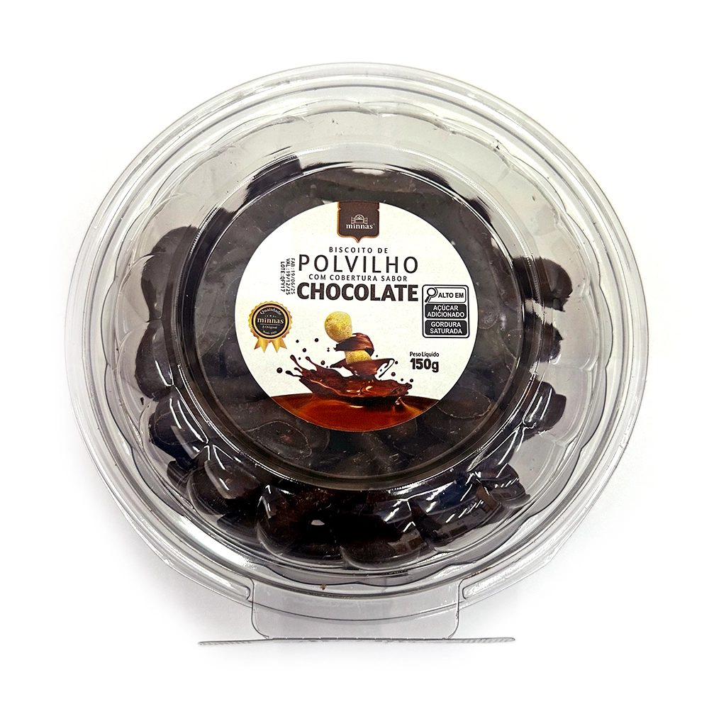 Bisc.minnas Polvilho C/chocolate 150gr
