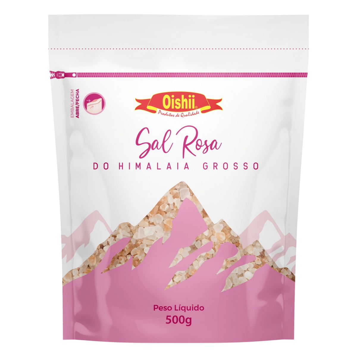 Sal Rosa Do Himalaia Grosso Oishii Premium Pouch 500g