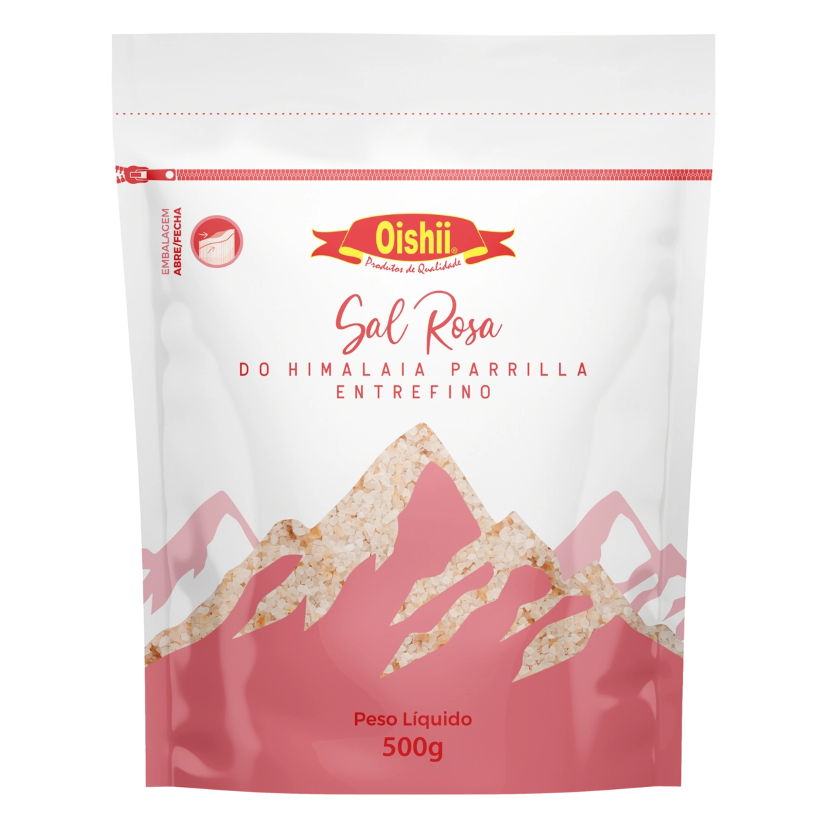 Sal Rosa Do Himalaia Parrilla Oishii Pouch 500g