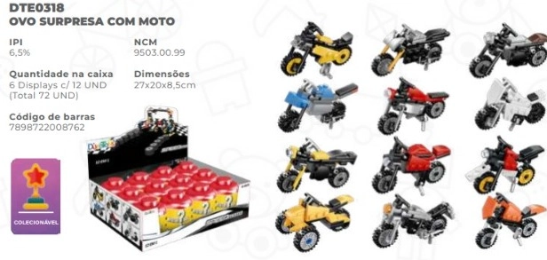 Ovo Surpresa Com Moto