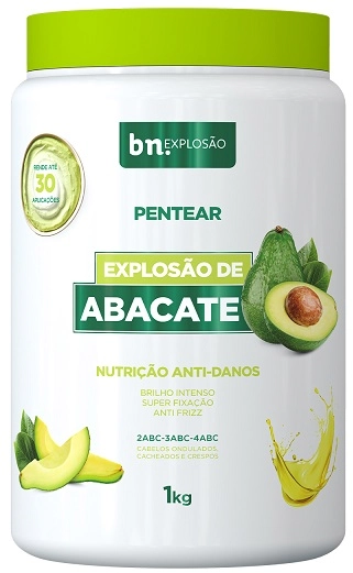 Cr Pent Beleza Natural 1kg Explosao De Abacate Nutricao Antidanos