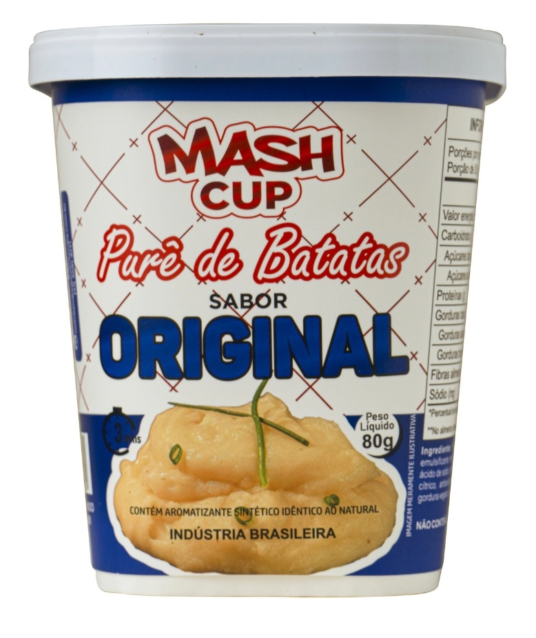 Pure Batata Mash Cup Instantaneo Orginal 80g