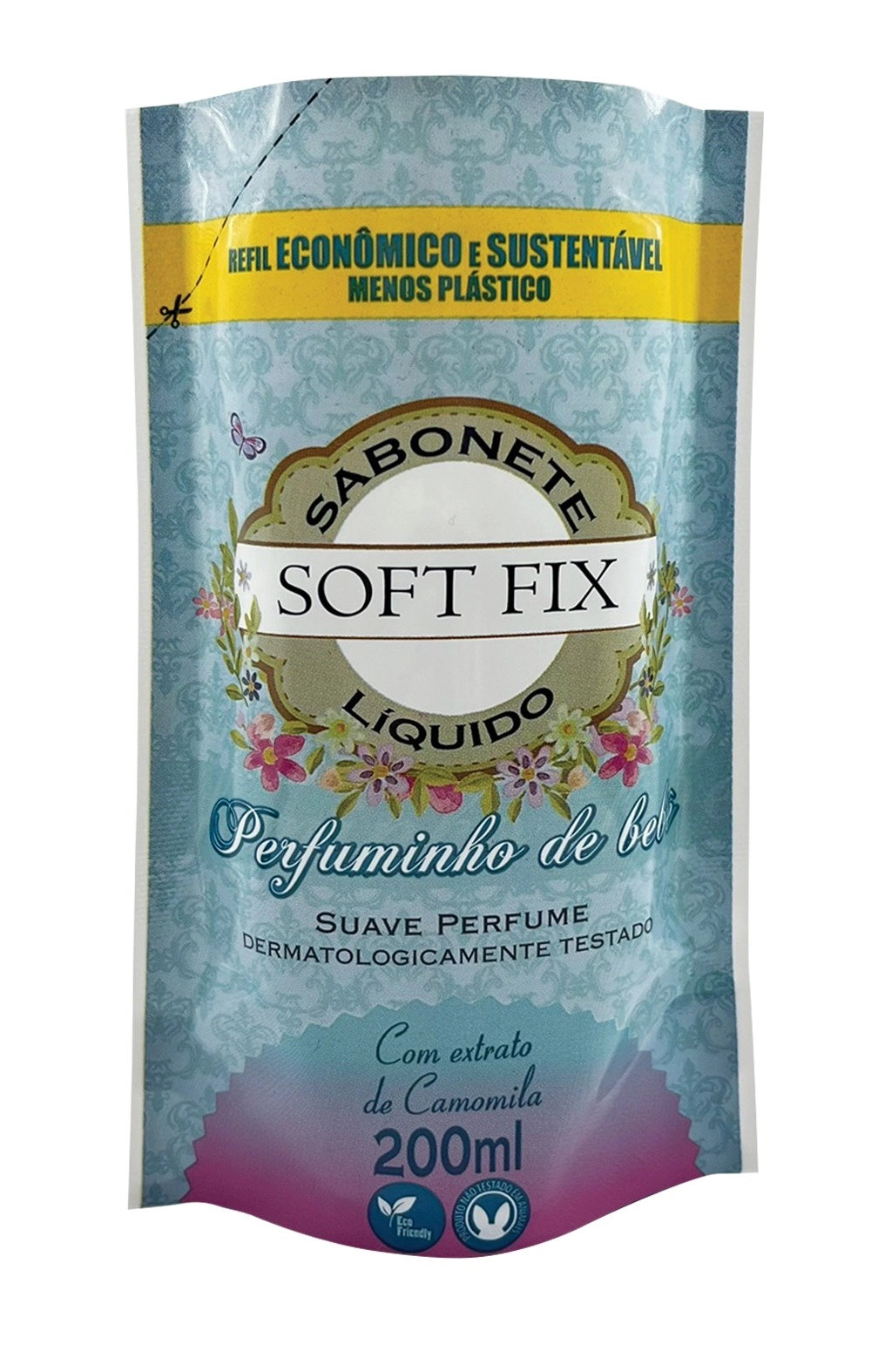 Softfix Sabonete Liquido Refil Perfuminho De Bebe 200ml