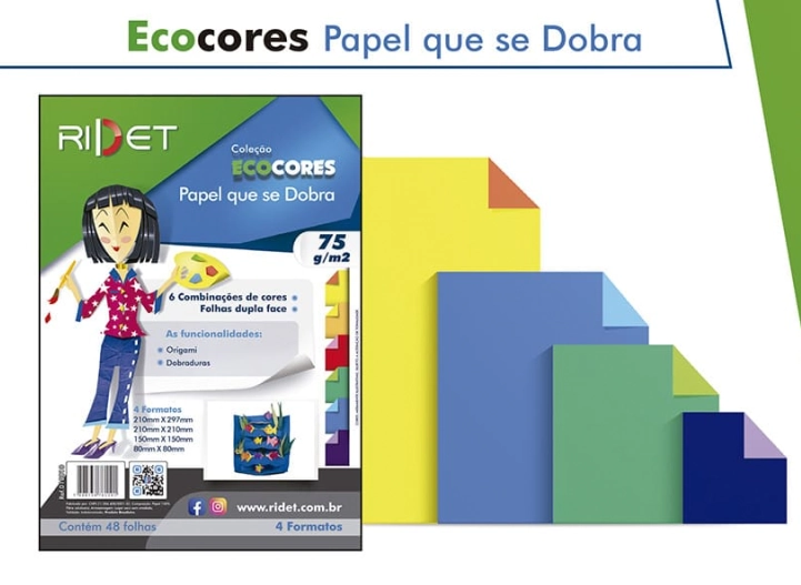 Ecocores Papel Que Se Dobra 75gr 4 Formatos 48fls
