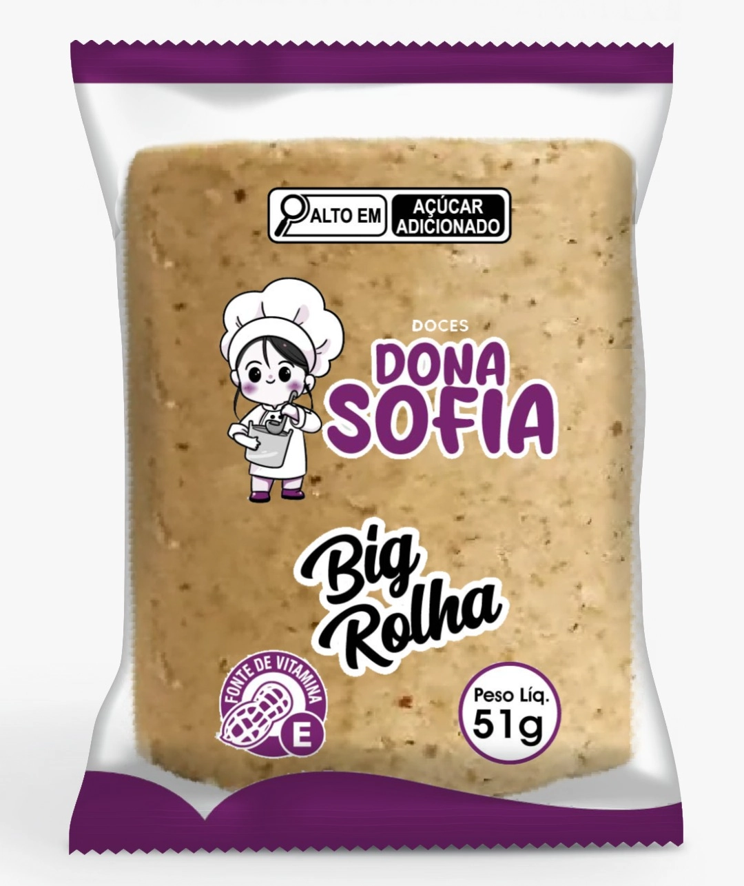 Pacoca Big Rolha 51g 162 Dona Sofia