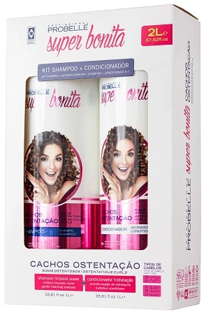 Kit Shampoo E Condicionador Cachos Ostentao Super Bonita 2l