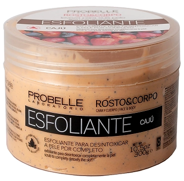 Esfoliante Rosto E Corpo Probelle Laboratorio 300g Caju