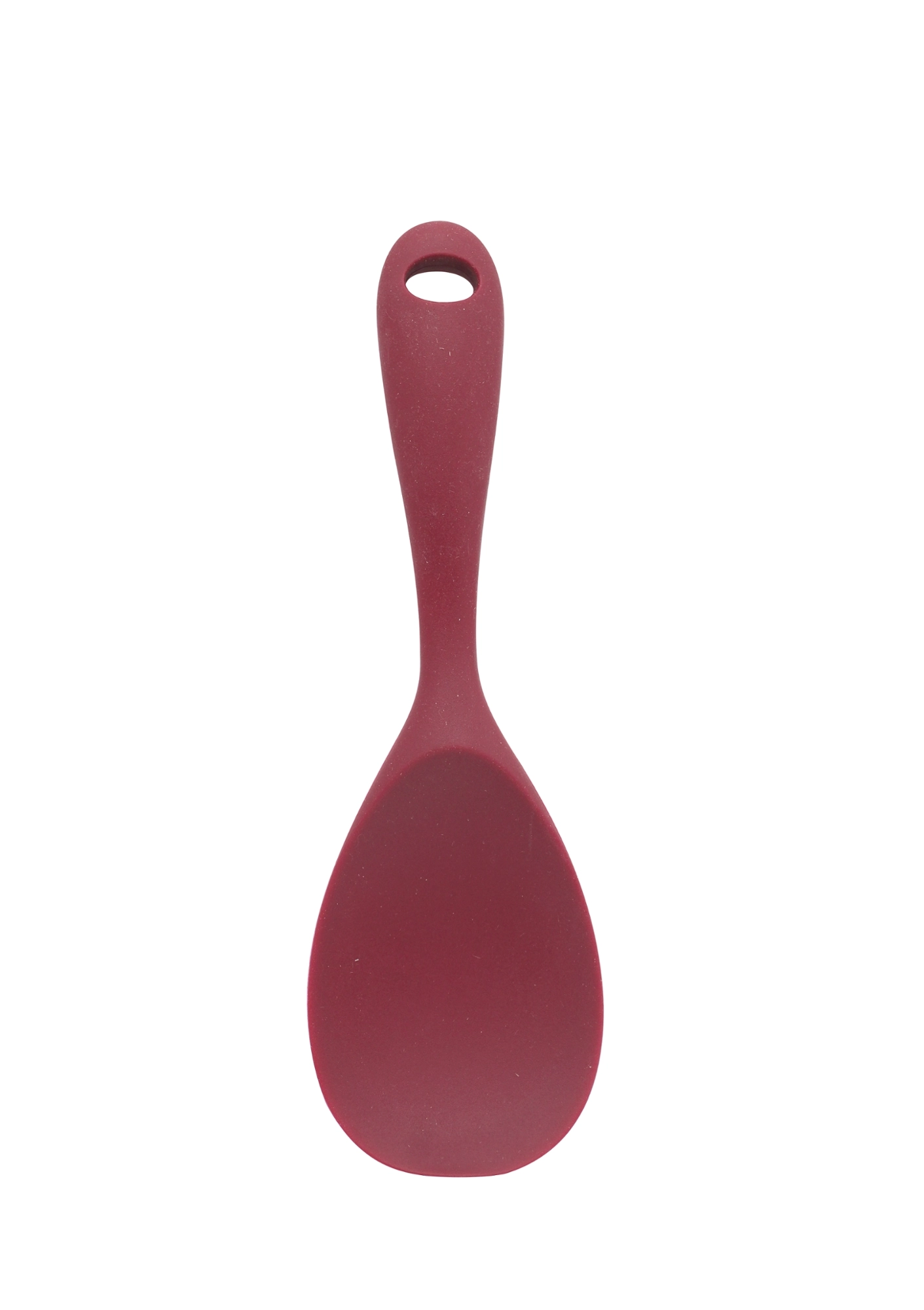 Colher Silicone Culinaria Mb 22cm Vermelha Arroz
