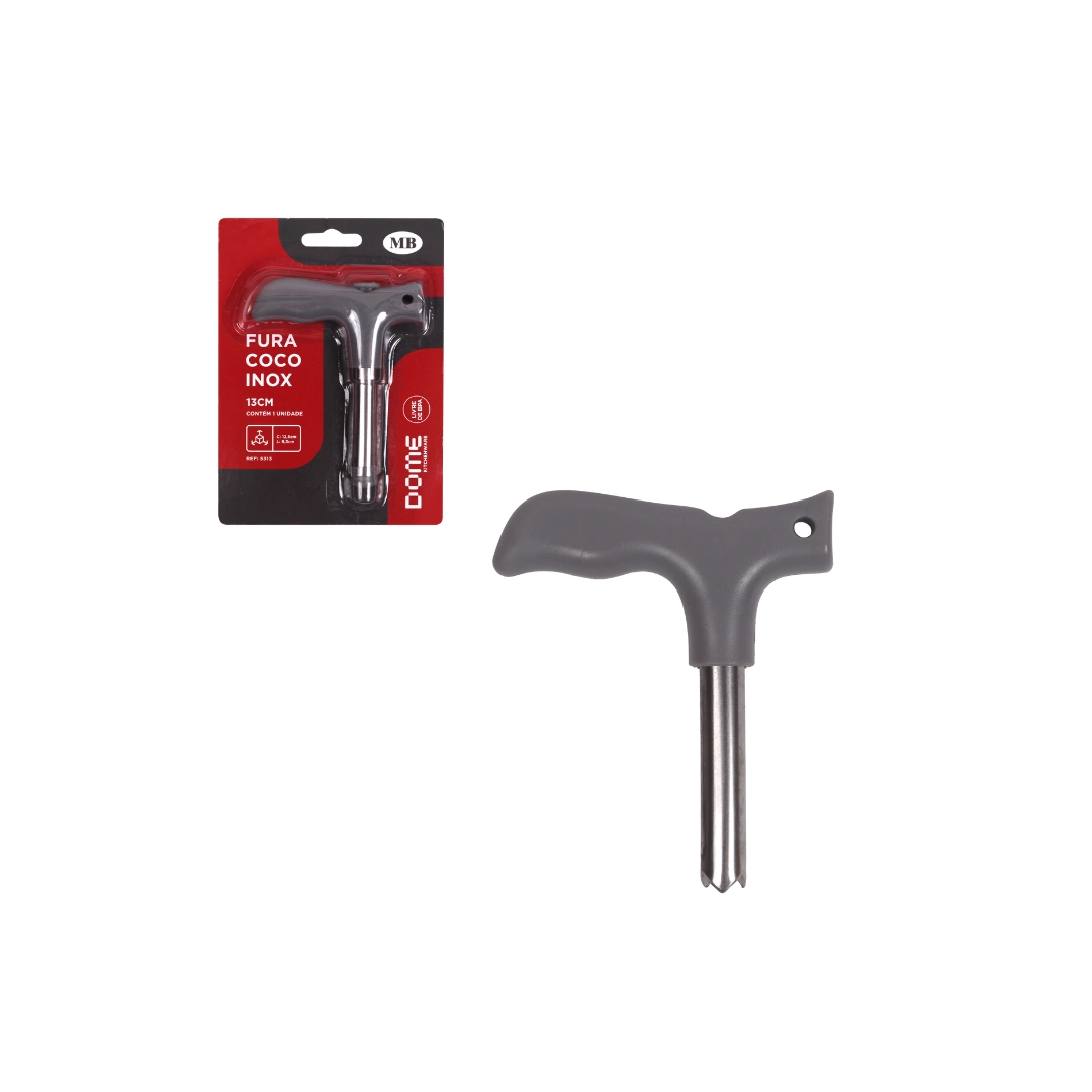 Fura Coco Inox 10,5cm