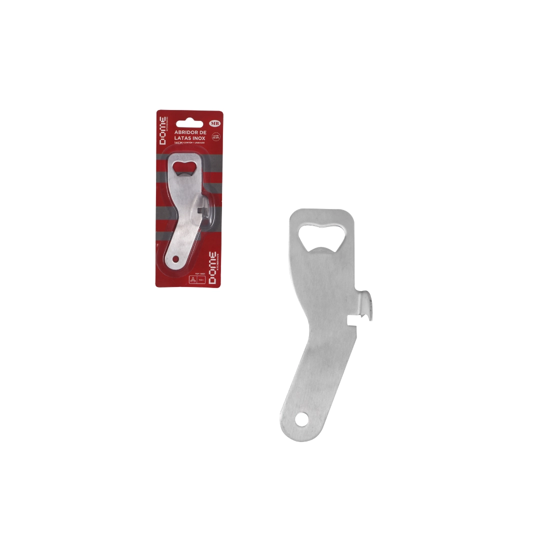 Abridor De Latas/garrafas Inox 14cm