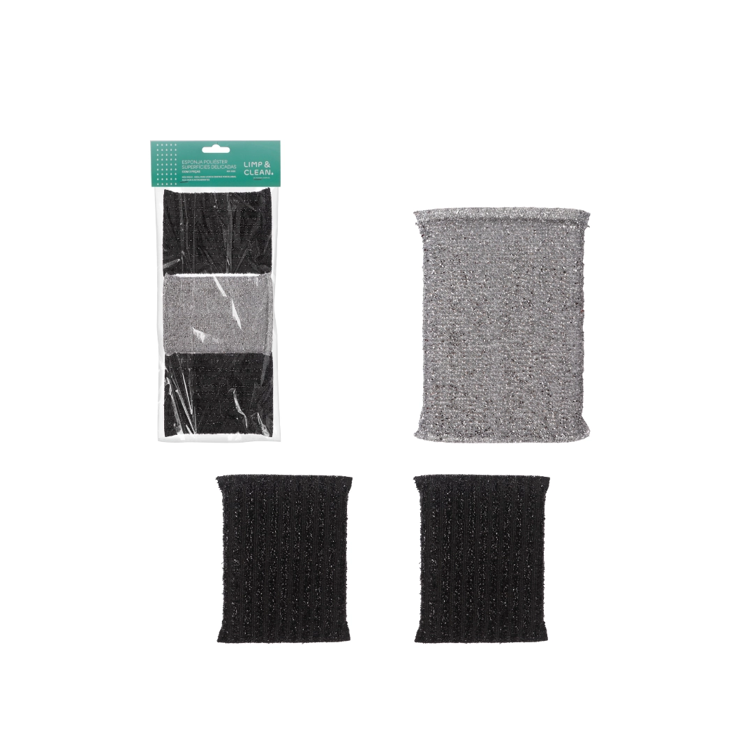 Esponja Poliester Mb Sup Delicada C/ 3 Un