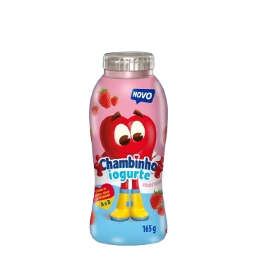Iogurte Parcialmente Desnatado Morango Chambinho Frasco 165g