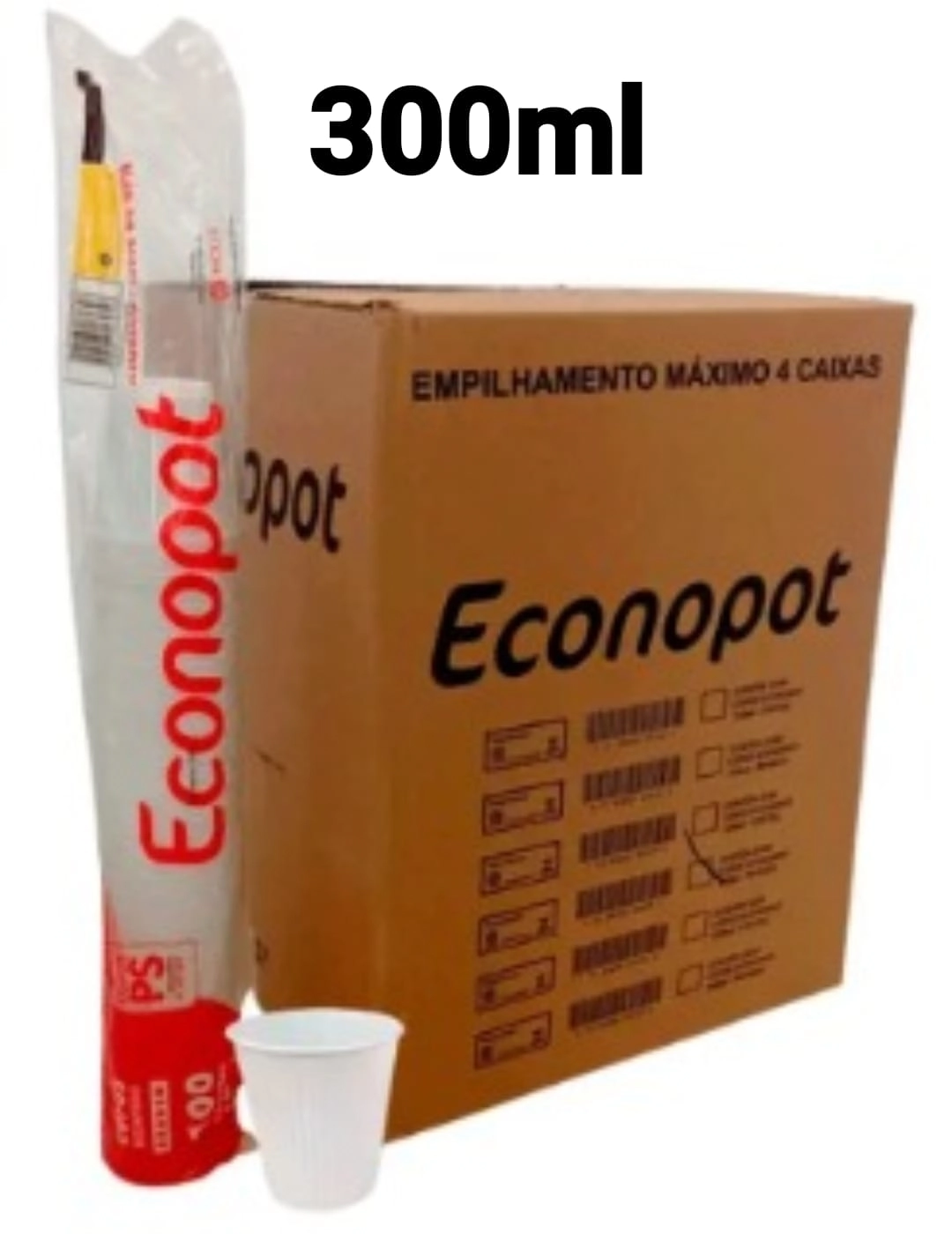 Copo Desc Econopot 300ml C100