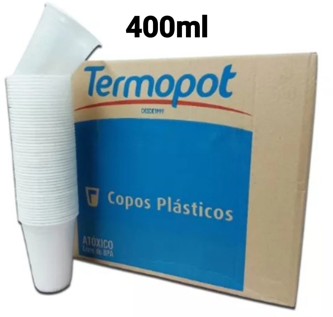 Copos Descartaveis Termopot 400ml