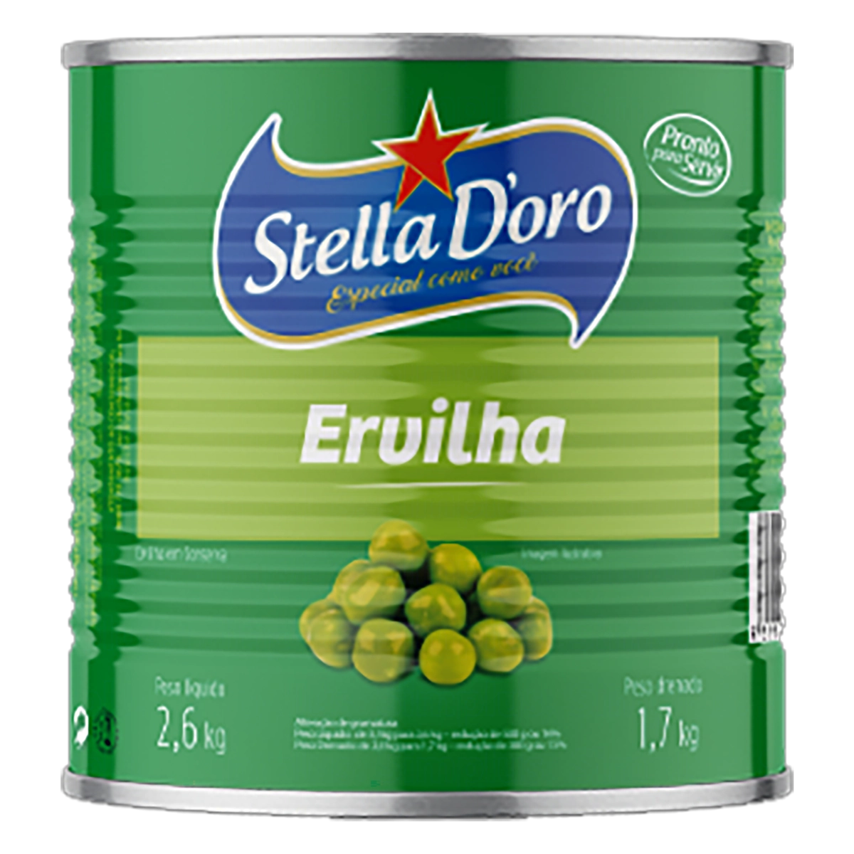 Ervilha Em Conserva Stella Doro Lata 1,7kg