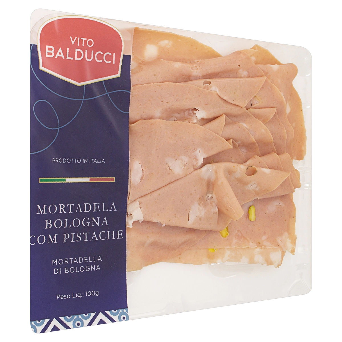 Mortadela Bologna Com Pistache Vito Balducci 100g