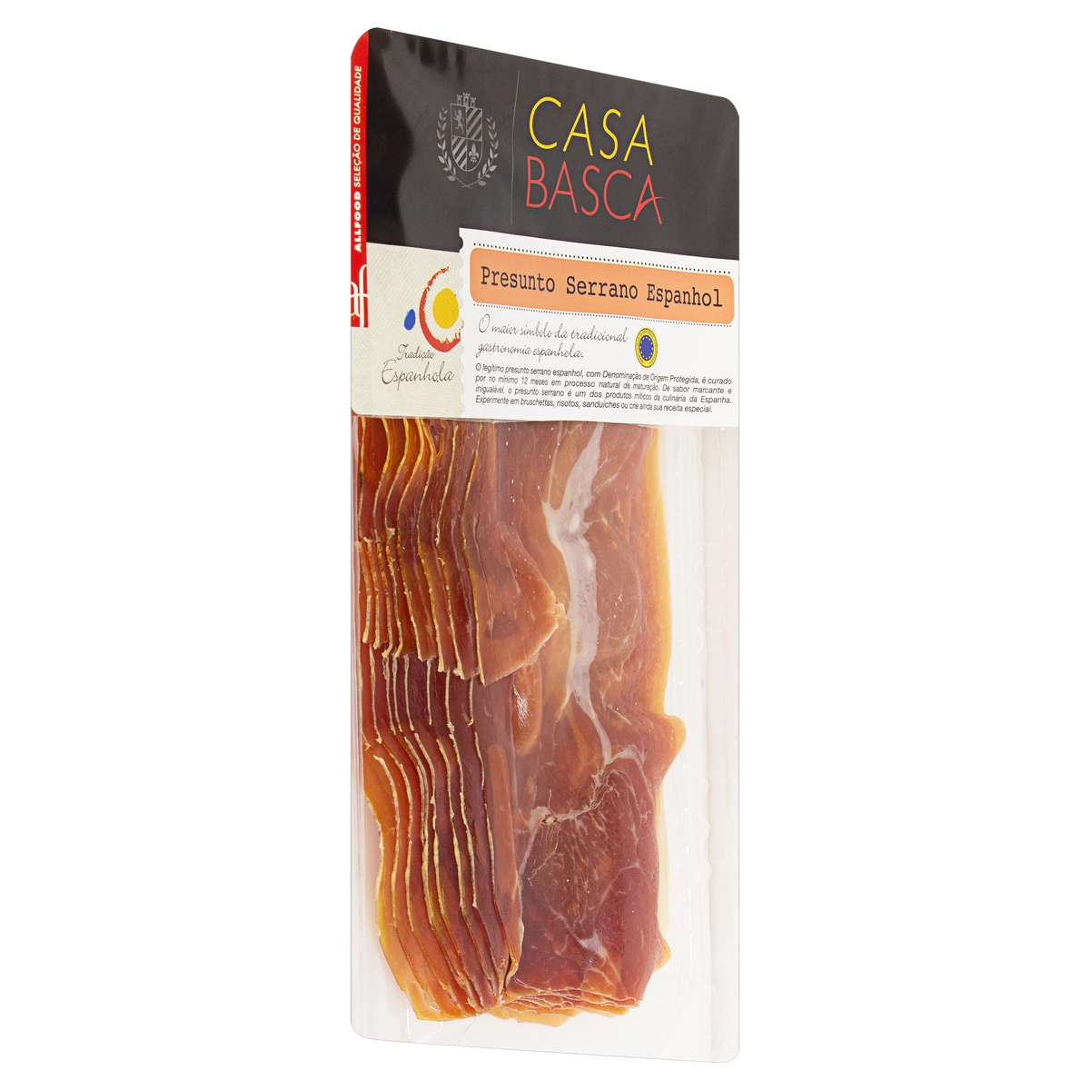 Presunto Serrano Espanhol Fatiado Casa Basca 100g