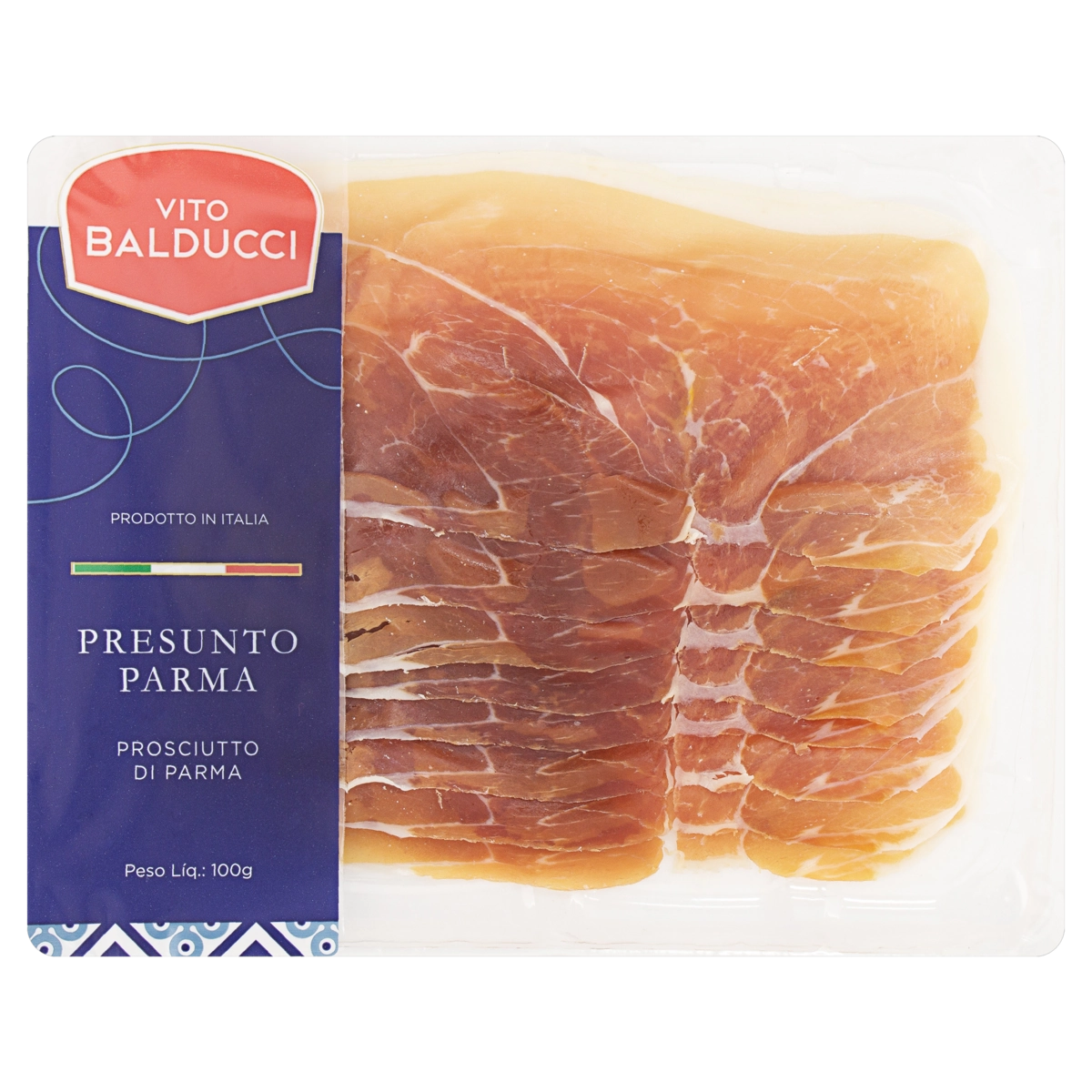 Presunto Parma Fatiado Vito Balducci 100g