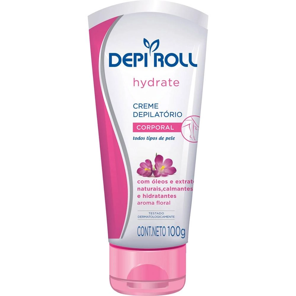 Creme Depilatório Corporal Depiroll Floral