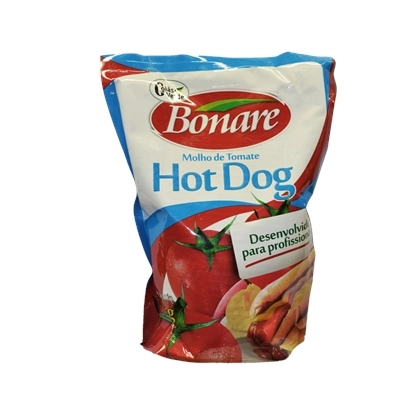 Molho De Tomate Hot Dog Uso Profissional Bonare Sachê 2kg
