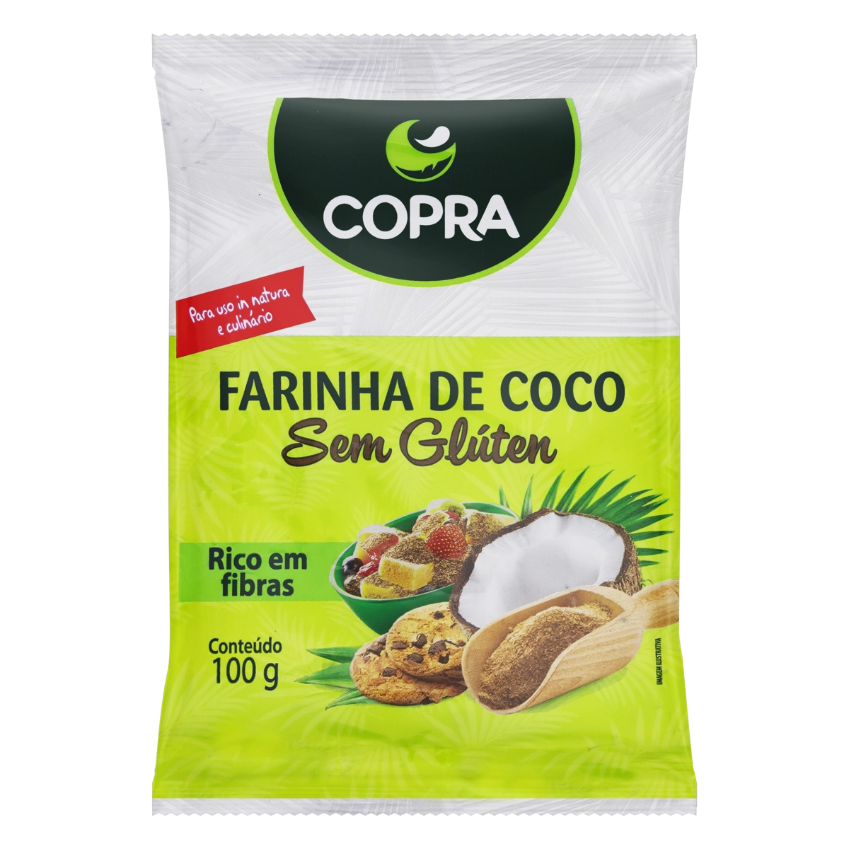 Farinha De Coco Copra Pacote 100g