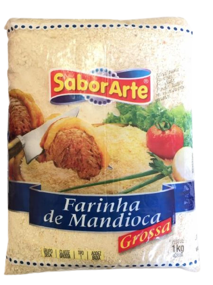 Farinha Mandioca Sabor Arte 1kg Grossa
