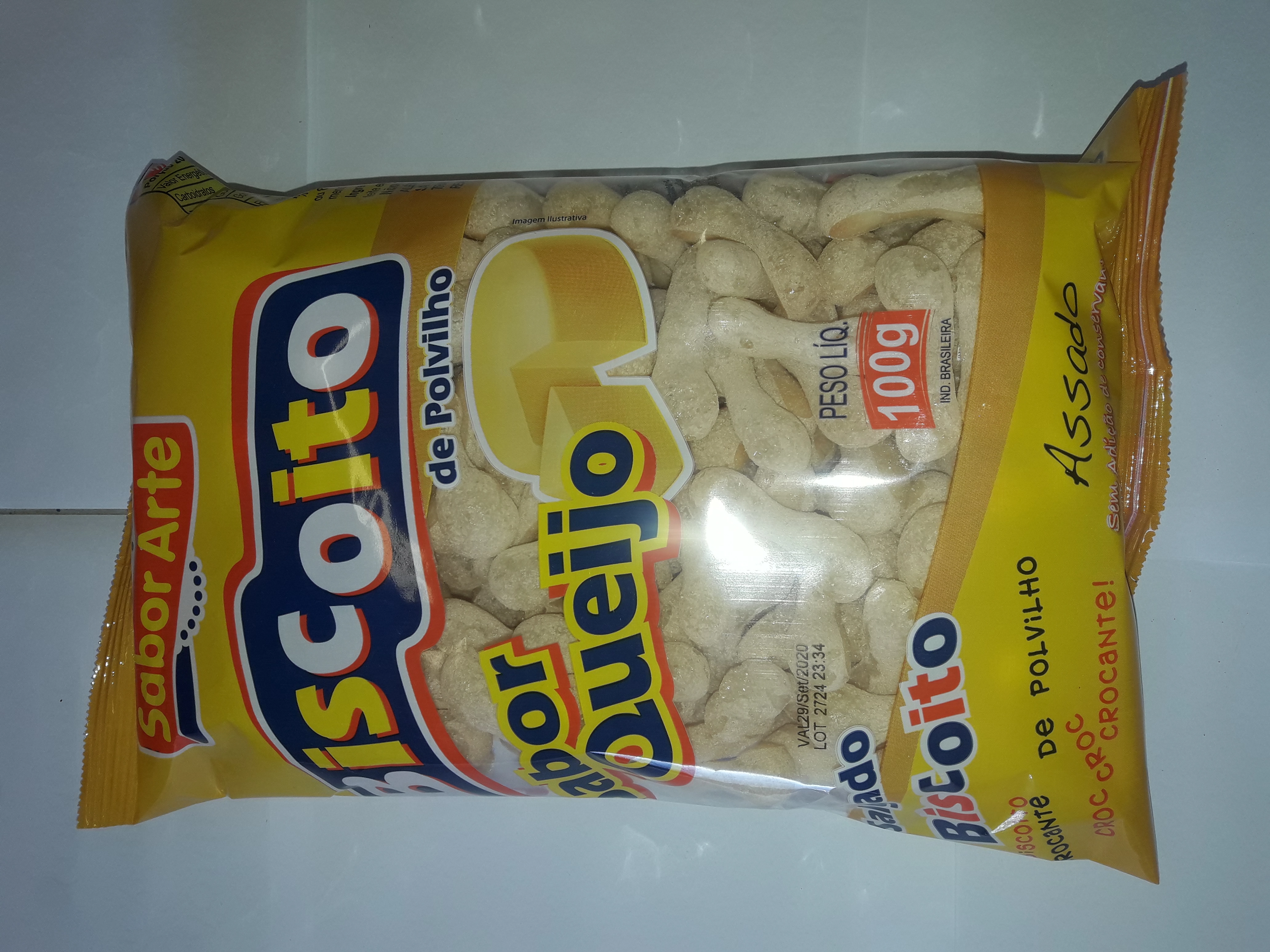 Biscoito Polvilho Sabor Arte Queijo Palito