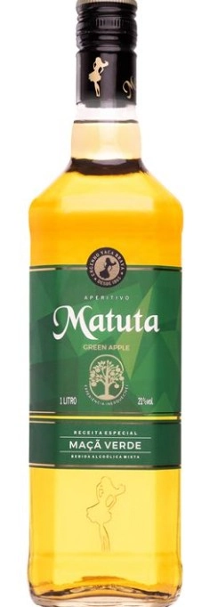 Cachaca Matuta 1l Maca Verde