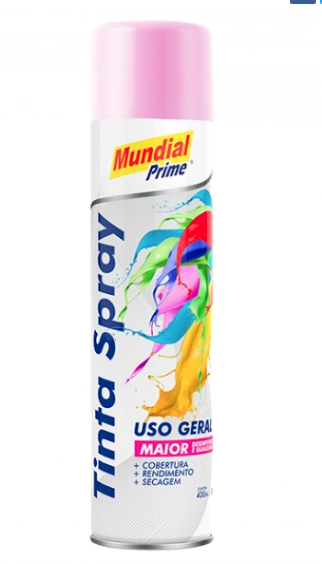 Tinta Spray 400ml Ug Rosa Mundial Prime