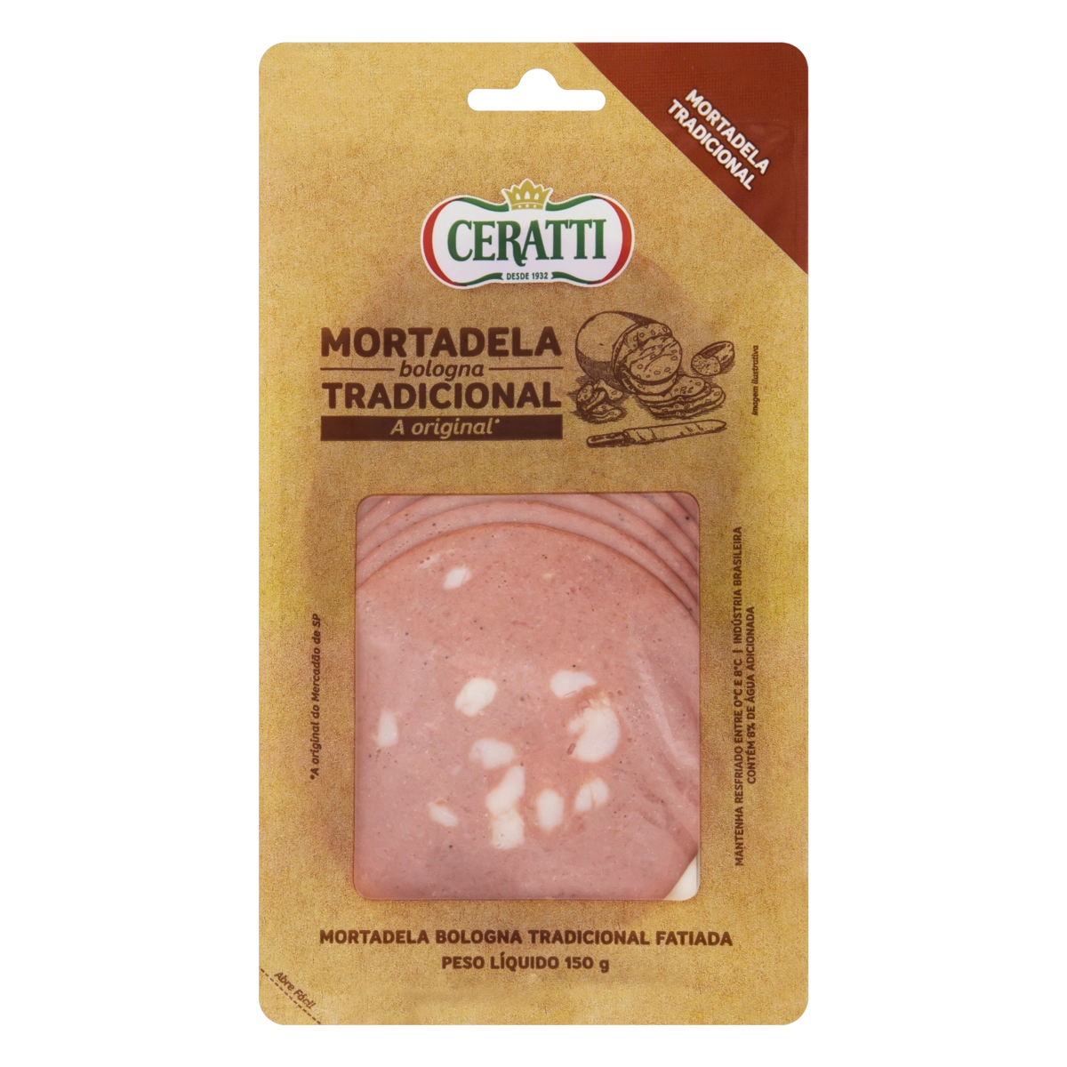 Mortadela Bolonha Ceratti Fat