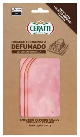 Presunto Coz Defumado Ceratti 100g