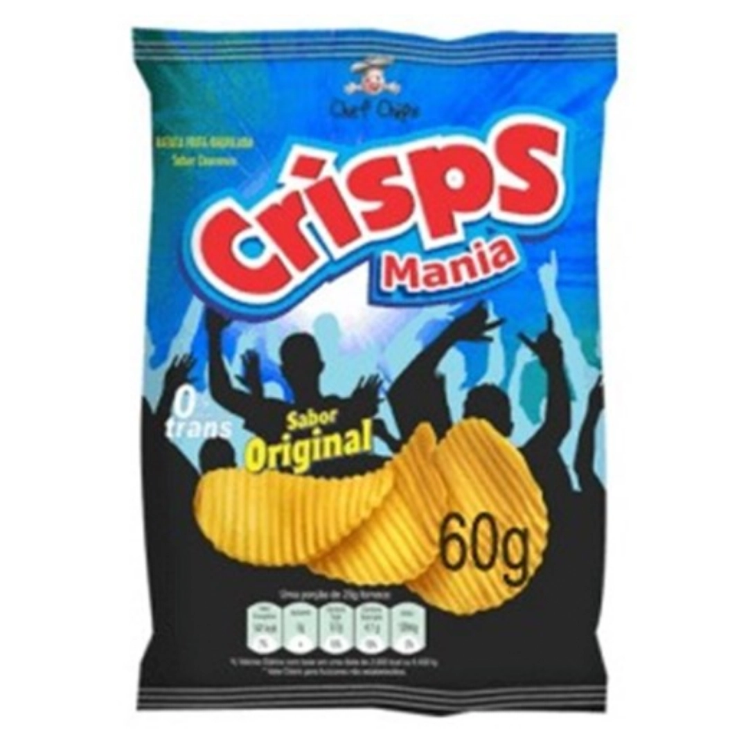 Batata Chips 60g Mania S/original