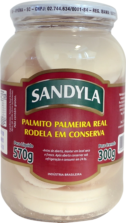 Palmito Palm Real Sandyla 300g Rodela