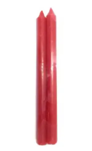 Vela Castical 02x26 C/2unid Vermelho