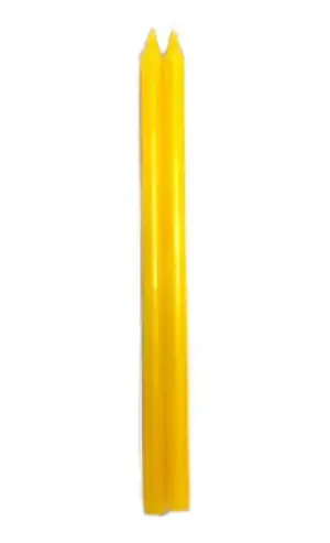 Vela Aib Castiçal Amarelo 2x26 Com 2un