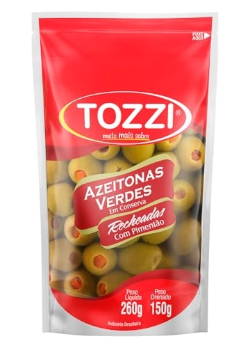 Azeitonas Verdes Recheadas Tozzi 260g