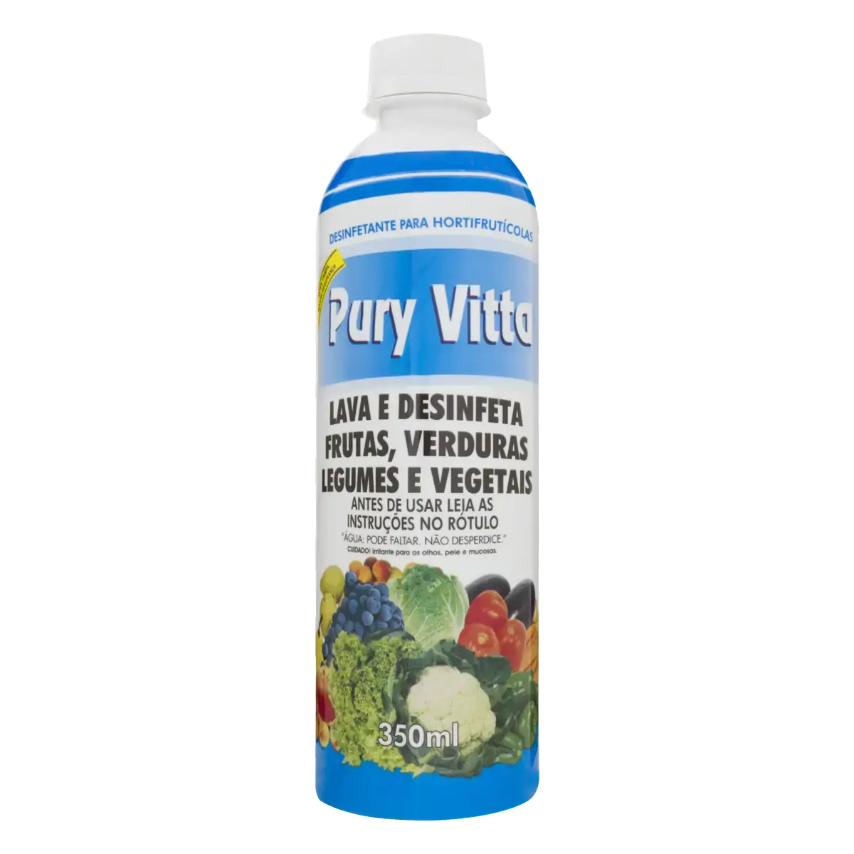 Desinfetante Líquido Para Hortifruti Pury Vitta 350ml