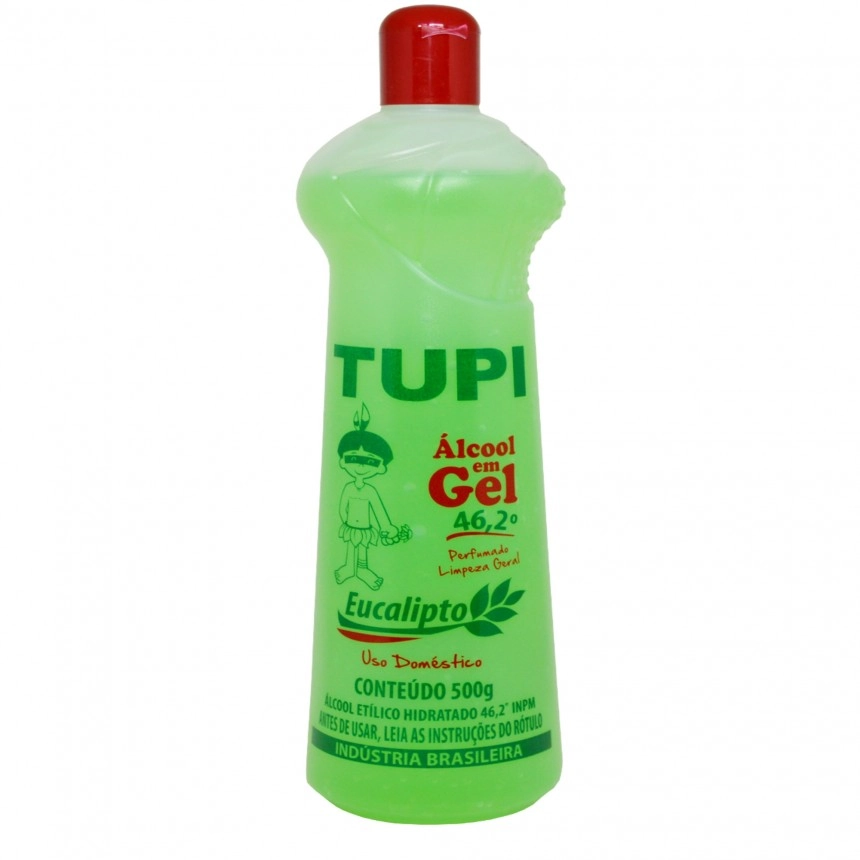Alcool Gel Tupi Eucalipto