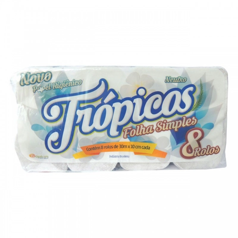 Papel Higiênico Tropicos C/8 Soft Touch
