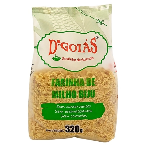Farinha De Milho Biju Dgoiás Pacote 320g