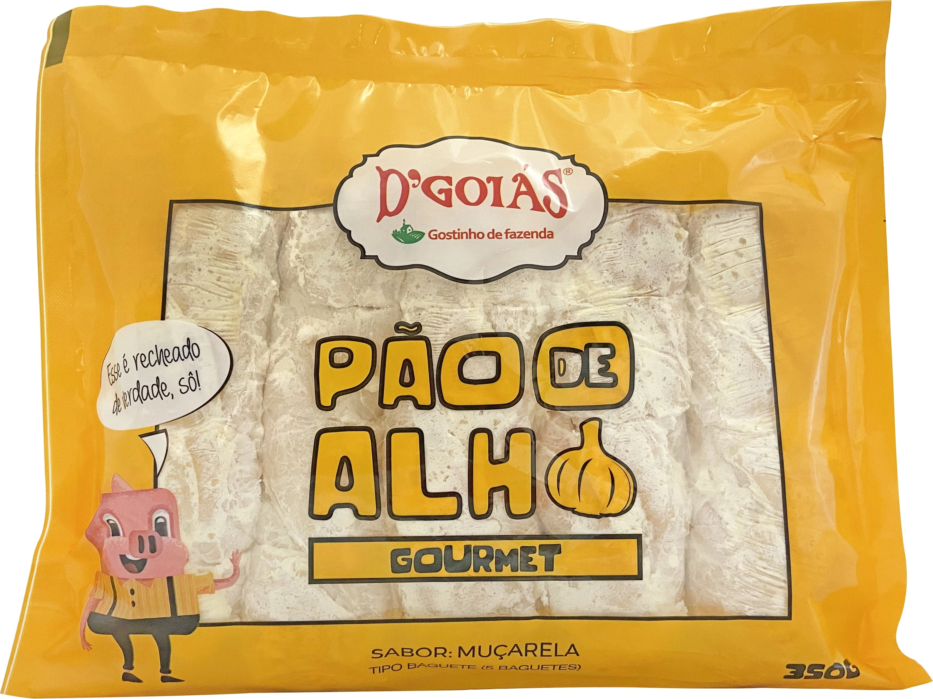 Pao Alho D.goias Gourmet Mussarela Baguete 280g