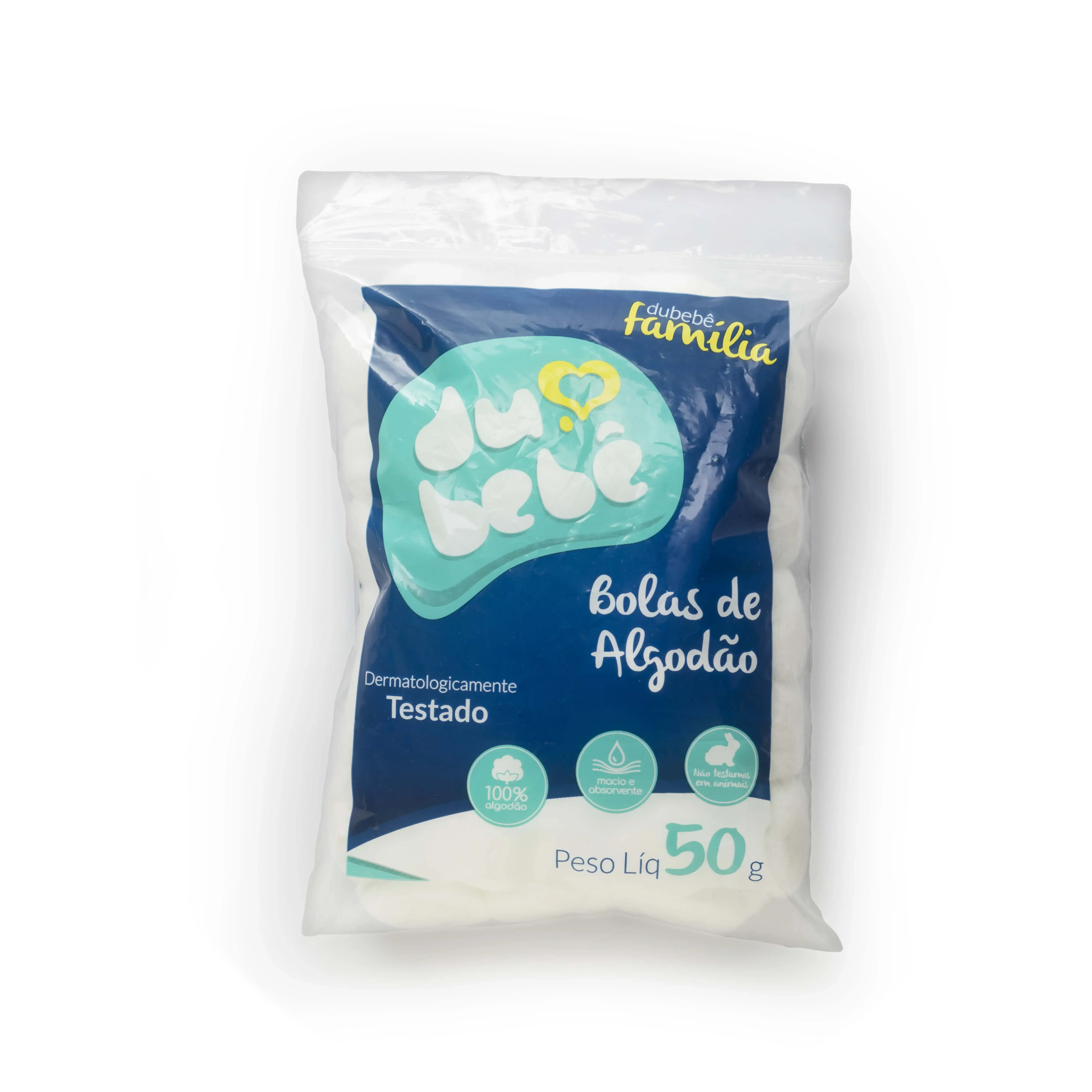 Algodão Em Bolas Dubebê Família Pacote 50g