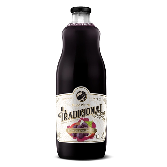 Suco Integral 1500ml Hugo Pietro Uva Tinto