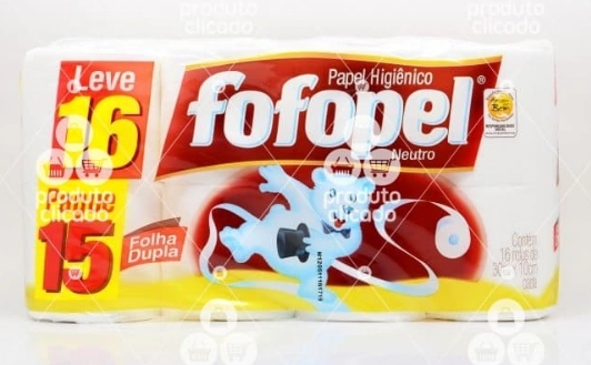 Papel Higiênico Fofopel L16p15un F D Neutro