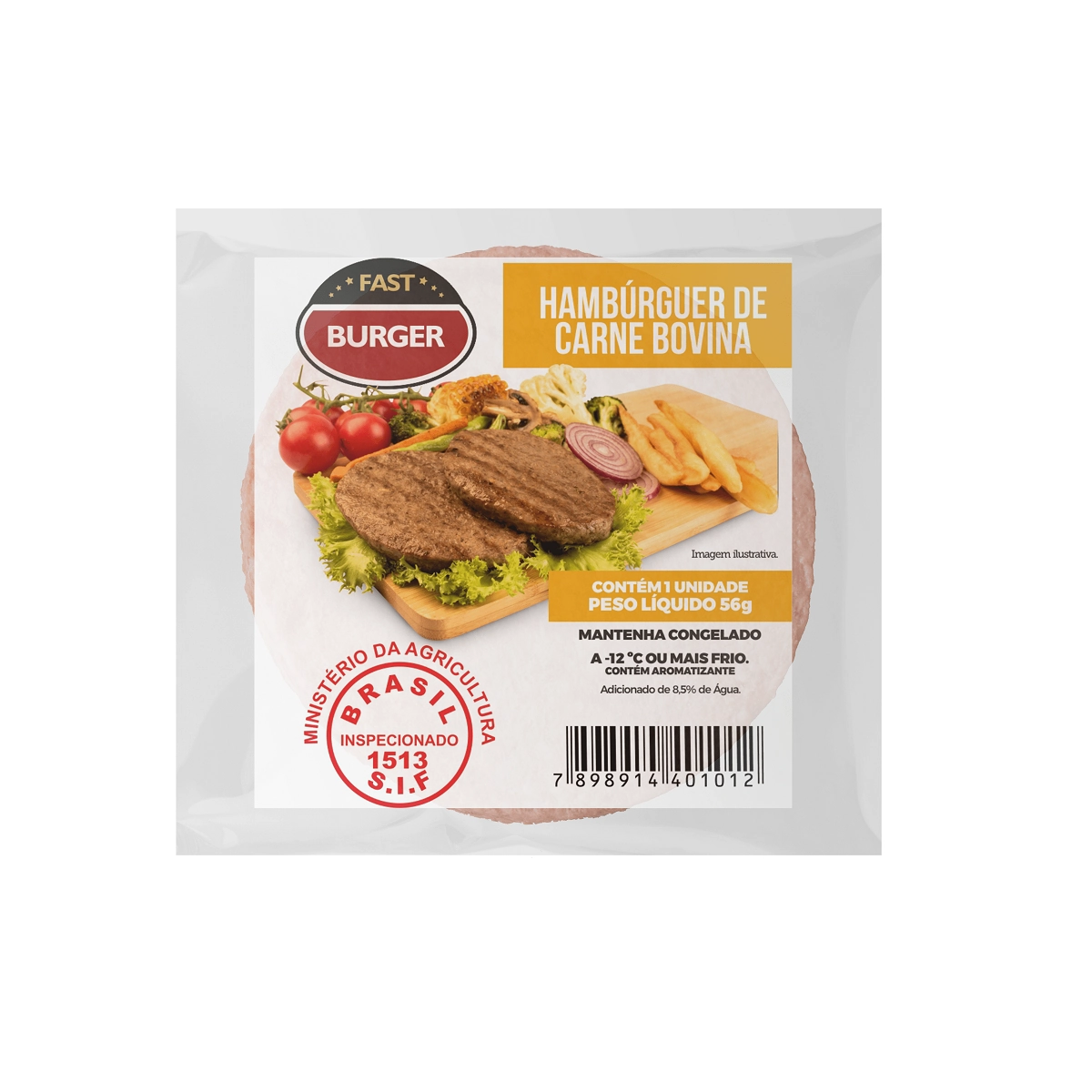 Hamburguer Bovmeat Bovino 56g